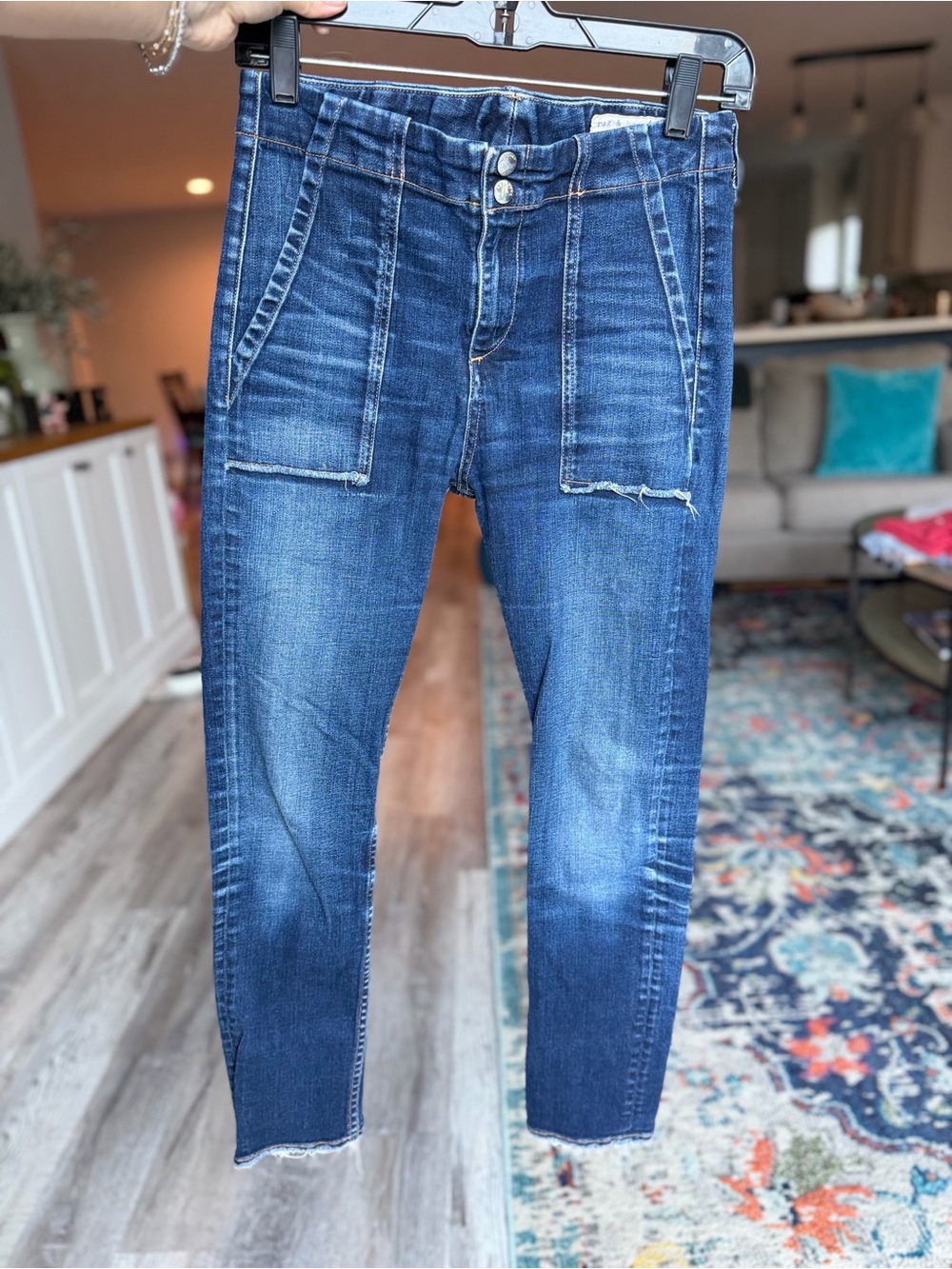 Rag & Bone women’s Cropped Utility Jeans — Size 26